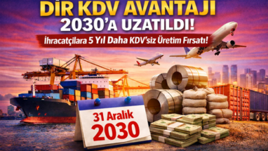 DİR Kapsamında KDV Avantajı 2030’a Uzatıldı
