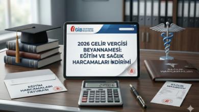 2026 Yılı Gelir Vergisi Beyannamesinde Eğitim ve Sağlık Harcamaları İndirimi Rehberi