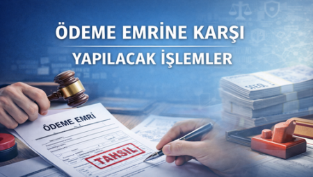 Ödeme Emrine Karşı Yapılacak İşlemler