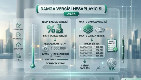 Damga Vergisi Hesaplama 2026: Nispi ve Maktu Vergi Rehberi