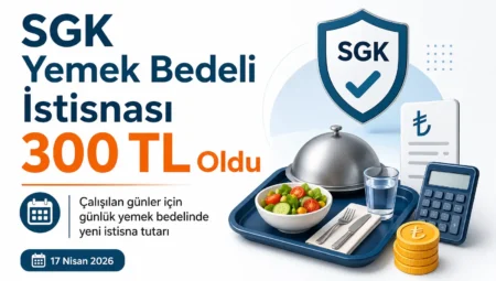 SGK Yemek Bedeli İstisnası 300 TL’ye Yükseltildi