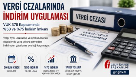Vergi Cezalarında İndirim Uygulaması Nedir? 2026 Başvuru Şartları ve İndirim Oranları